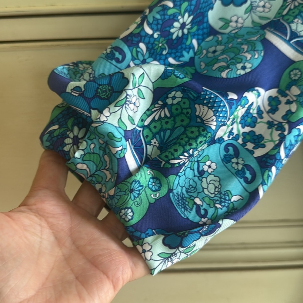 Elegant Lilly Pulitzer Sandpiper Dress Chinoiserie Ginger Jar size 2 - Picture 3 of 7